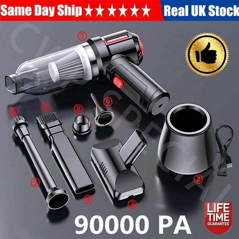 Product Introduction of Powerful Car Vacuum Cleaner Wet/Dry Cordless Strong Suction Handheld Cleaning UK 78