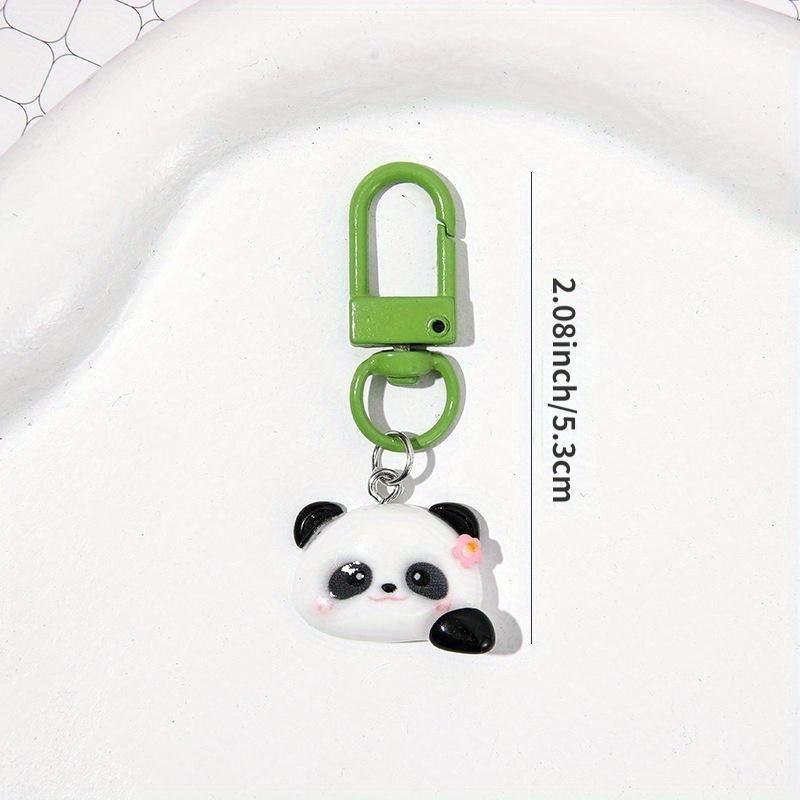 (Gifts) 1pcs Cute Cartoon Panda Keychains, Key Ring Charms for Backpacks, Bags, Gift for Family and Friends 6