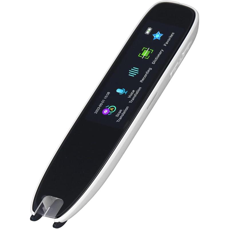 Multifunctional Translation Scanning Pen, Built in Recording, 13 Languages Supported, ABS Material, Reading Pen with Translation, Translator Pen for Home, School, Library 0