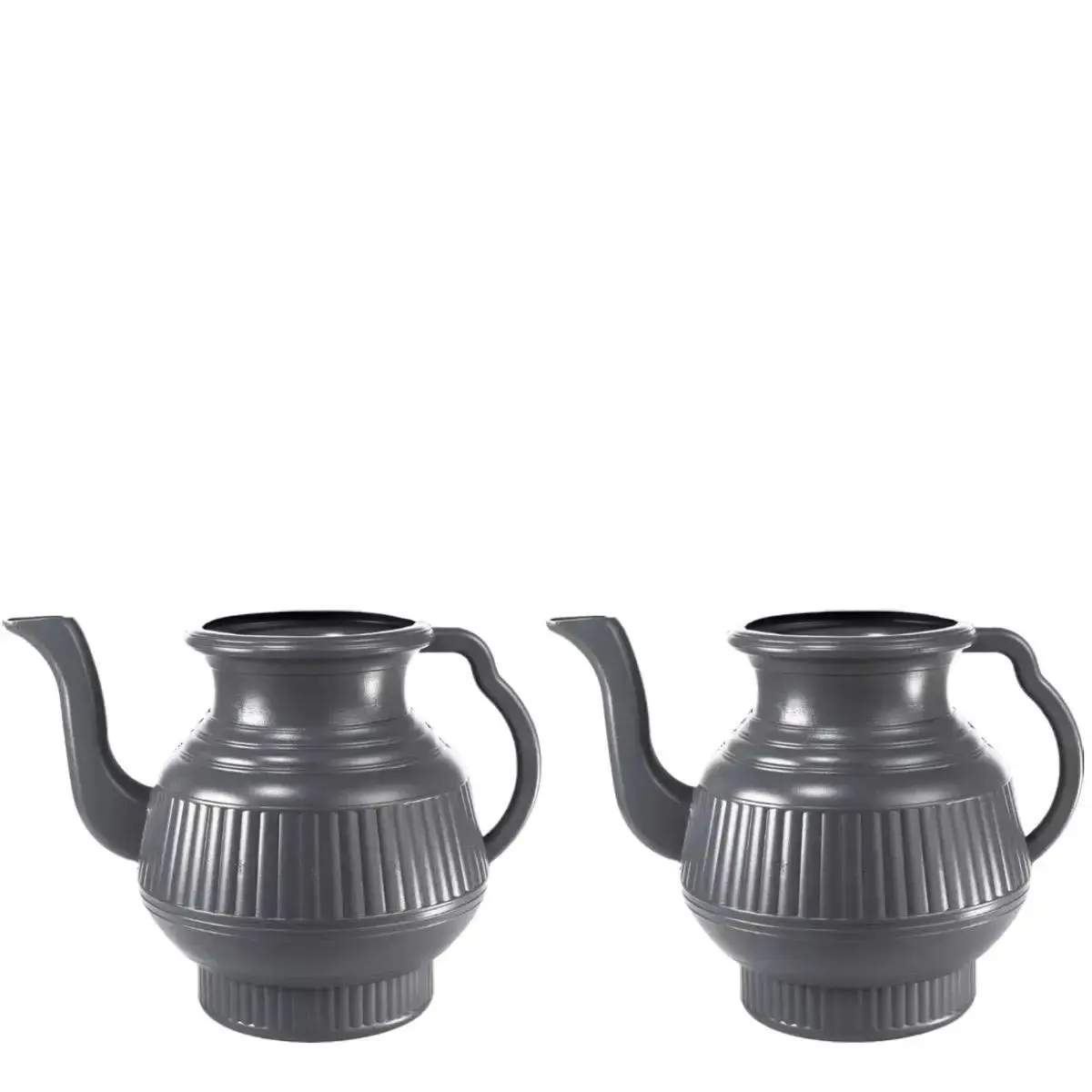 Pair of Gray & Gray Bodna Lota Toilet Wash Jug