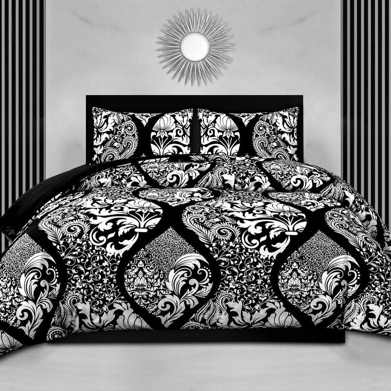 Product Introduction of Duvet Cover Set with Pillow Cases Luxurious Microfiber Bedding Set Single Double King Super King Size Quilt Covers with Zipper Closure UltraSoft Fade Resistant Reversible Duvet Covers 3