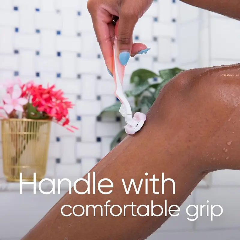 Venus ComfortGlide Spa Breeze 2-in-1 Razor for Women, 3 Refill Blades, Shaving Gel Bars Starter Kit, Ladies Razors Sensitive Skin - Packaging May Vary 3