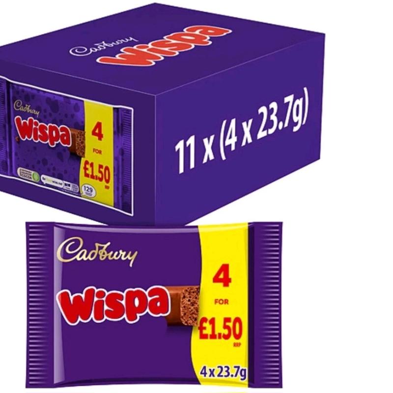box of multipack wispa chocolate 1