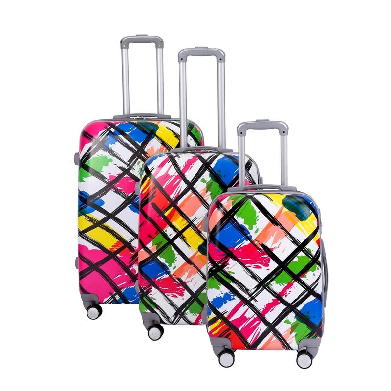 Hard Shell Suitcase Set of 3 Small Cabin Hand Luggage Medium Large Size Travel Holiday Bag Bags 1