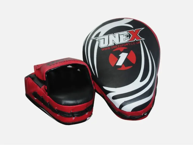 Focus Pads, Hook and Jab Mitt,Thai Kick Muay Karate MMA Adult Boxing Training 4
