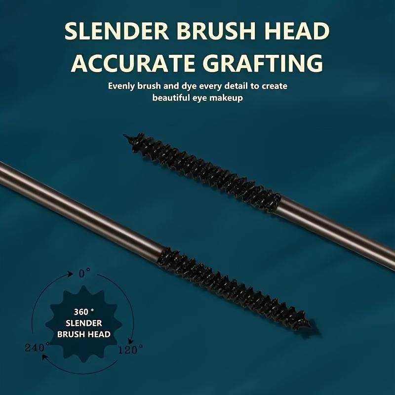 Waterproof Mascara for All Skin Types - Long-Wearing, Lengthening, and Curling - Mixed Color System with Fine Brush Head - Smudge-Proof and Volumizing 8