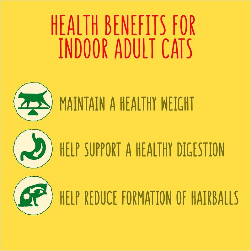 GO-CAT Indoor Chicken Dry Cat Food (750g x 1)  Pack 1 for Adult Cats - Complete and Balanced Meal 2