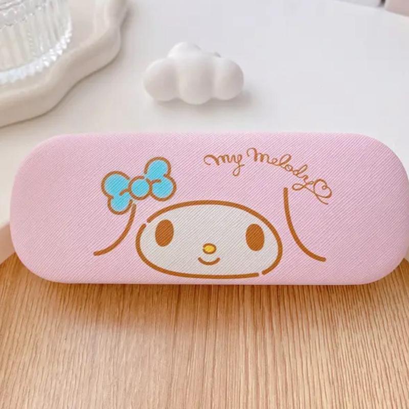 Sanrio Hello Kitty Cinnamoroll Kuromi Glasses Case Myopia Sunglasses / Glasses Storage Box Anime Kawaii Cute Creative Travel Portable Girls 4