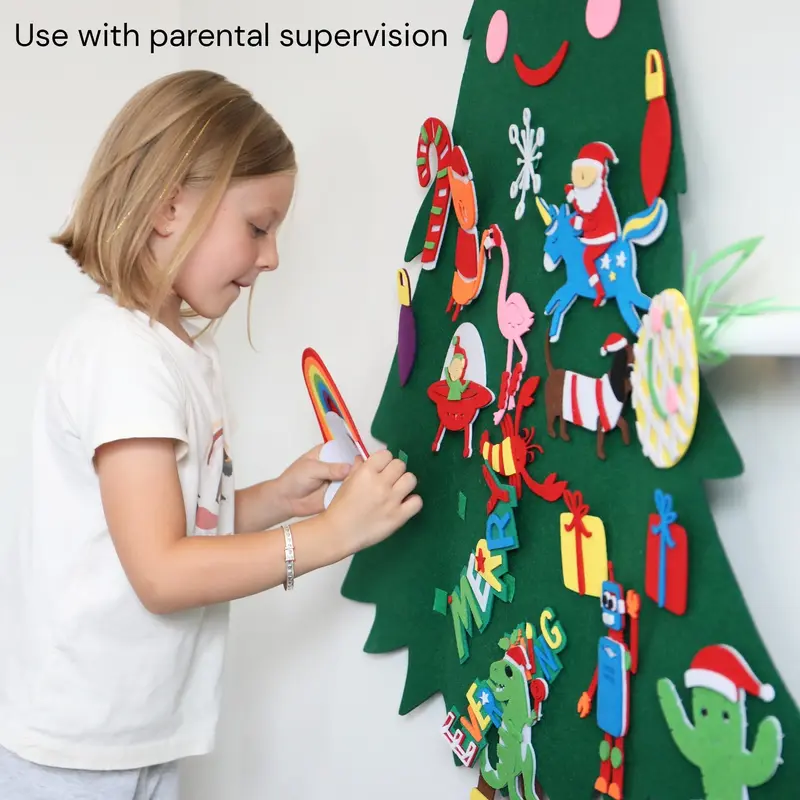 Merry Everything Reusable Felt Christmas Tree 2