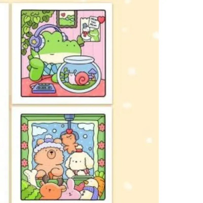 Comfy Days: Coloring Book for Adults and Teens - Featuring Super Cute Animal Characters in Cozy Hygge Moments for Relaxation viral  coloring coco  wyo comfy  days 4