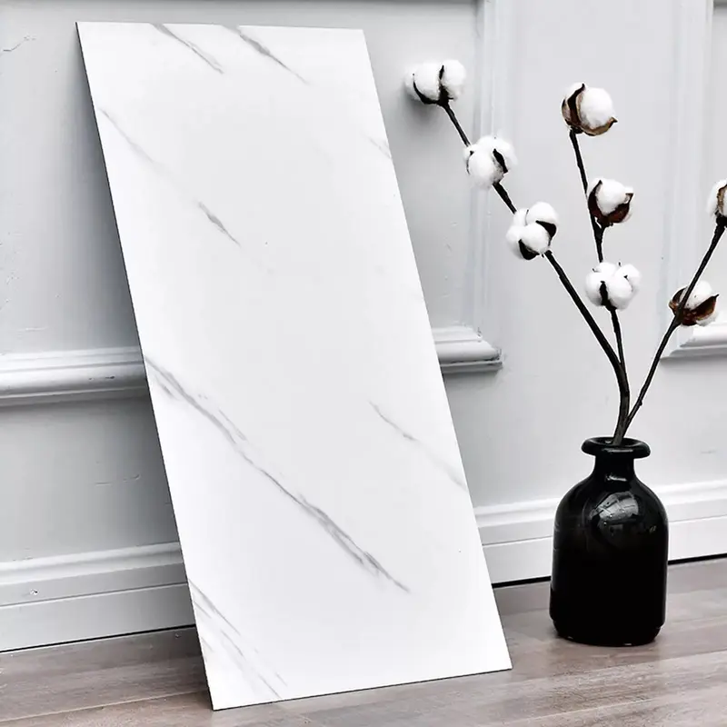 10/20PCS PVC Marble Tiles Wall Stickers – Self-Adhesive Stick-On Decor for Kitchen & Bathroom Tiles Sticker Decorative Pack Vinyl Ornaments Decoration pu stone transparent reflective 3d splashback panel waterproof Grey 3