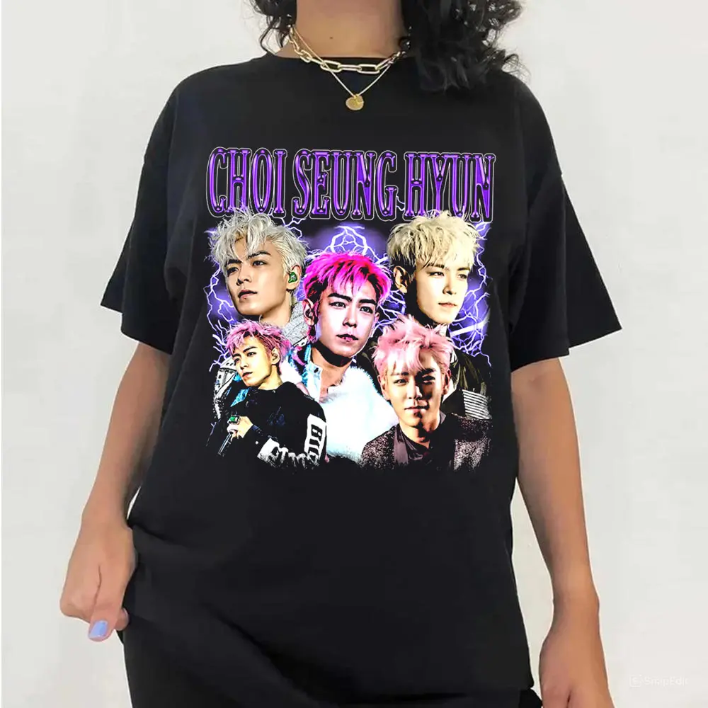 Choi Seung Hyun Vintage Graphic T-Shirt / Bigbang Inspired K-Pop Tee / Iconic Fan Merchandise / Choi Seung Hyun Tee / T.O.P Korean Boy