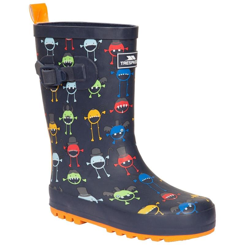 Unisex Kids Printed Waterproof Puddle Wellies 8