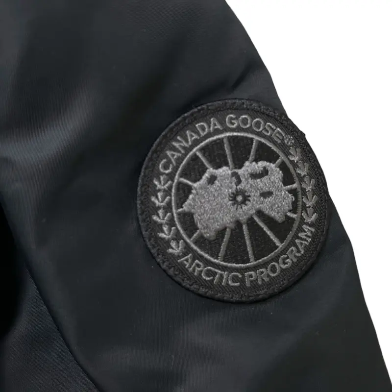Preowned Canada Goose Women's Everleigh Bomber Down Jacket Black Size M 4