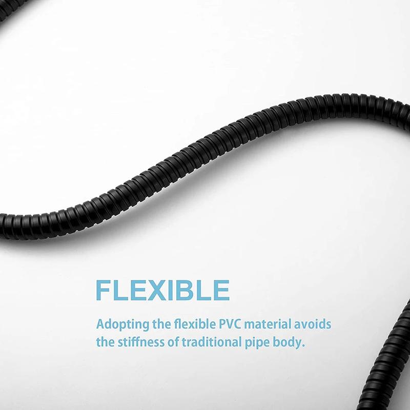1.5/2M Black SUS 304 Flexible Shower Hose 2