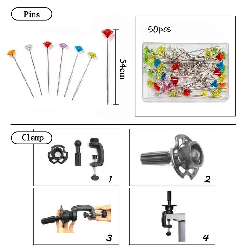 Canvas Block Head Kit Display Styling Manikin Doll Wig Stand Training Mannequin Model For Making Wigs Holder In Mannequins 5