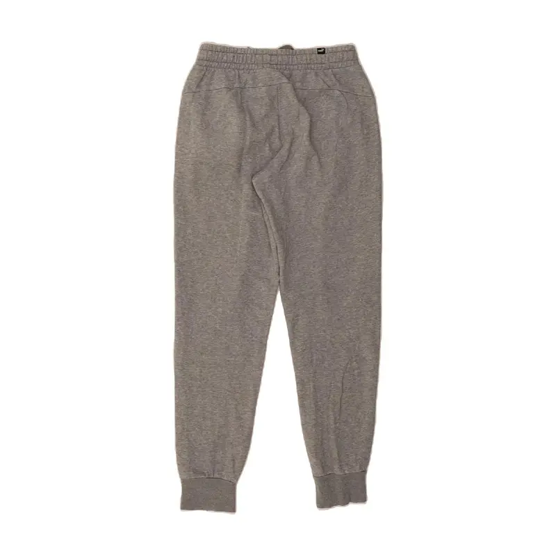 Pre-Owned Vintage PUMA Mens Tracksuit Trousers Joggers Small  Grey Cotton 2