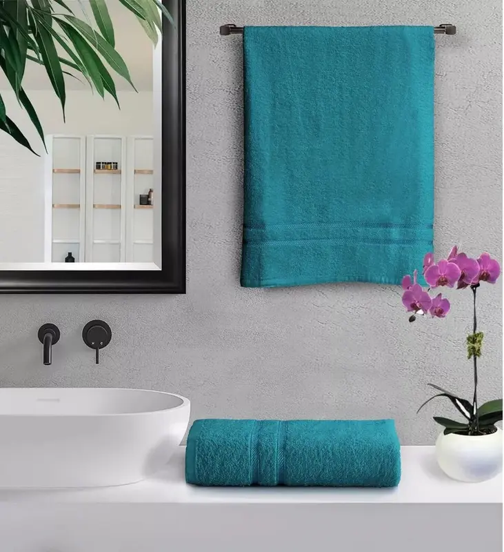 2x Luxury Towel Bath Sheet Set – Soft, Absorbent, 100% Cotton, Large Spa Towels 8