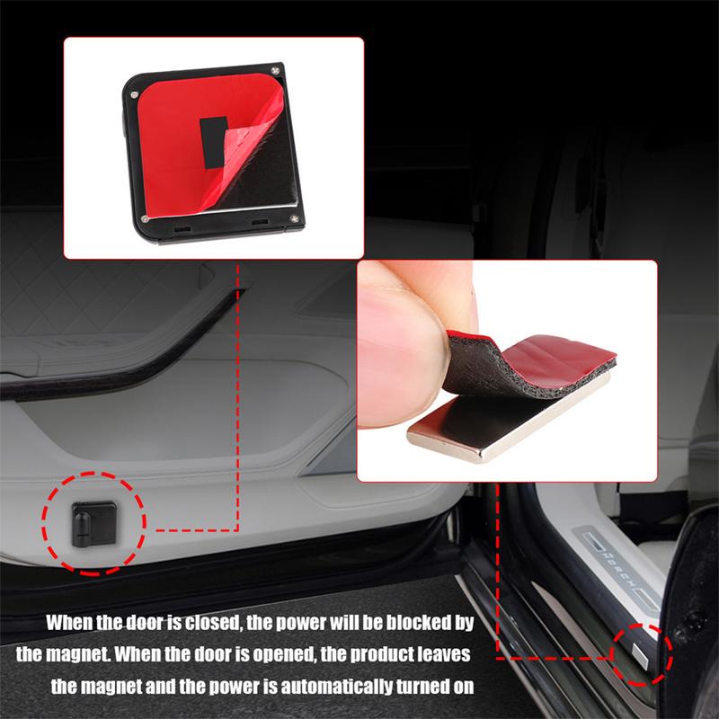 Product Introduction of 2/4pcs For BMW M E46 E90 E60 F30 E39 E36 F20 E87 G30 E92 F11 G20 X3  F20 E61 Car Door HD Welcome Light Led Wireless Projector Lamp 18