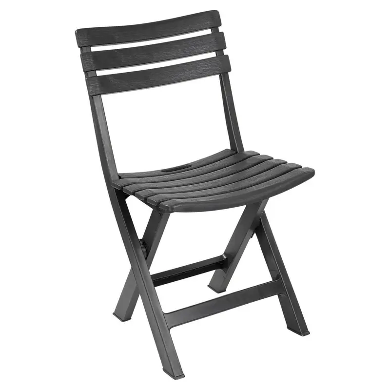 Plastic Black Garden Table with Chairs For Outdoors 3