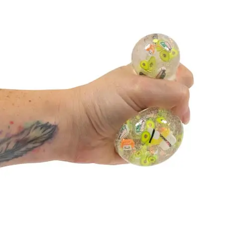 SCRUNCHEMS FAST FOOD DIDDY SQUISH BALLS - 3PK cheap fidgets anxiety fidgets oobleck  stress reliever fidgetstoys great fidgets for school  squishy autism stimming toys kids stress relief tools 5