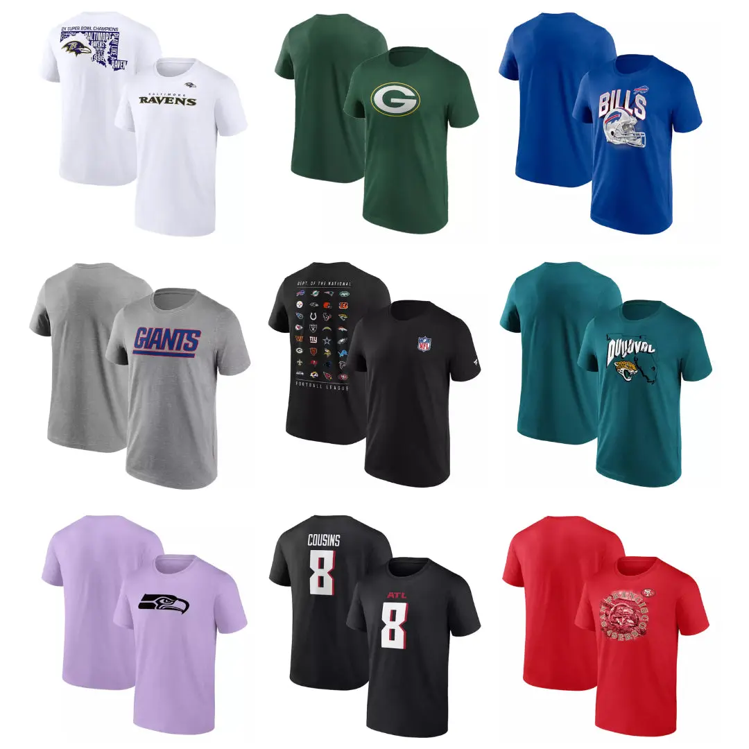 NFL Men's Mystery T-Shirt Fanatics American Football Top