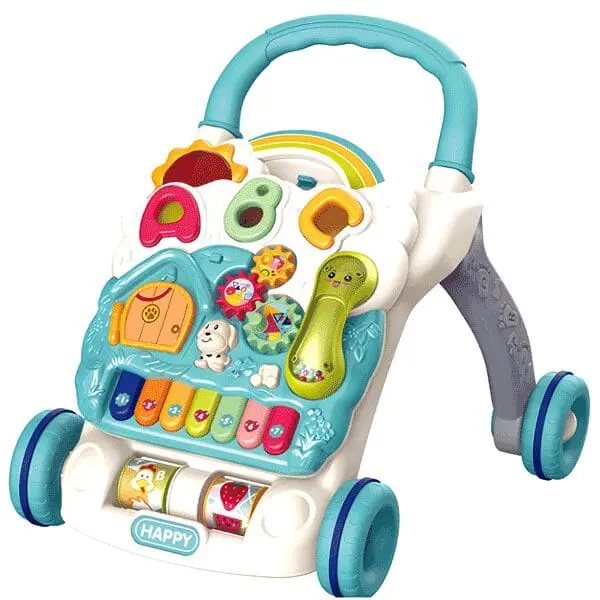 Multifunctional 2-in-1 push Baby walker with activity centre