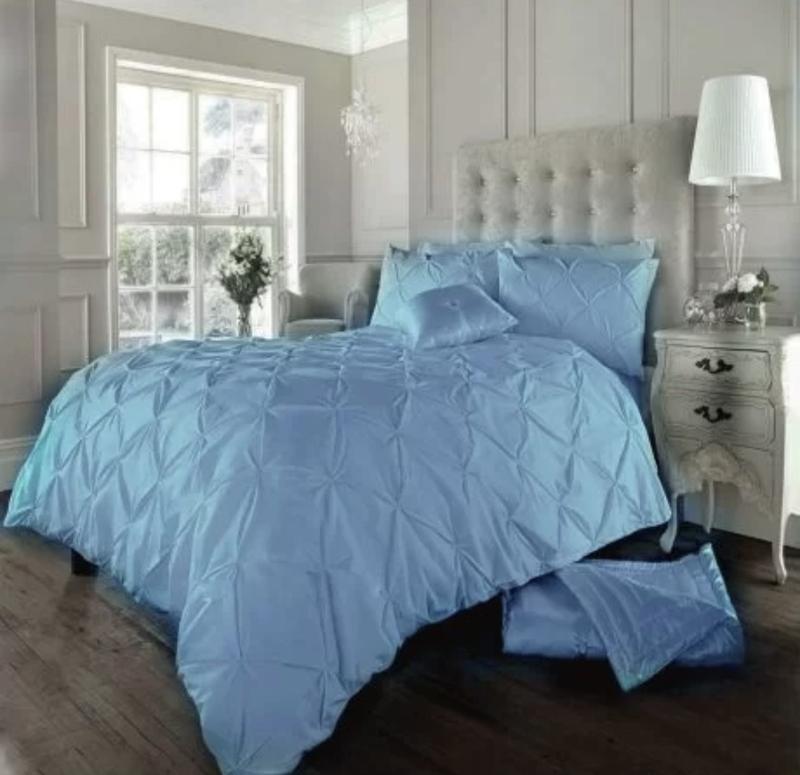 Product Introduction of Alexander duvet covers for bedding Alexander PinTuck Quilt Duvet Cover with Matching Pillow Case Reversible Comfortable Bedding Set Home Decor 13
