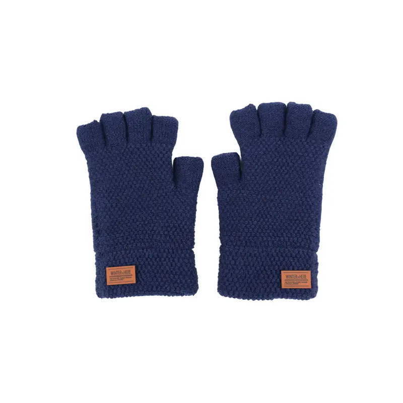 ATRACTIVOLL 1/3pair Men's and women's gloves winter warm alpaca hair fingerless knit gloves Work warm gloves Outdoor cycling touchscreenable gloves 8
