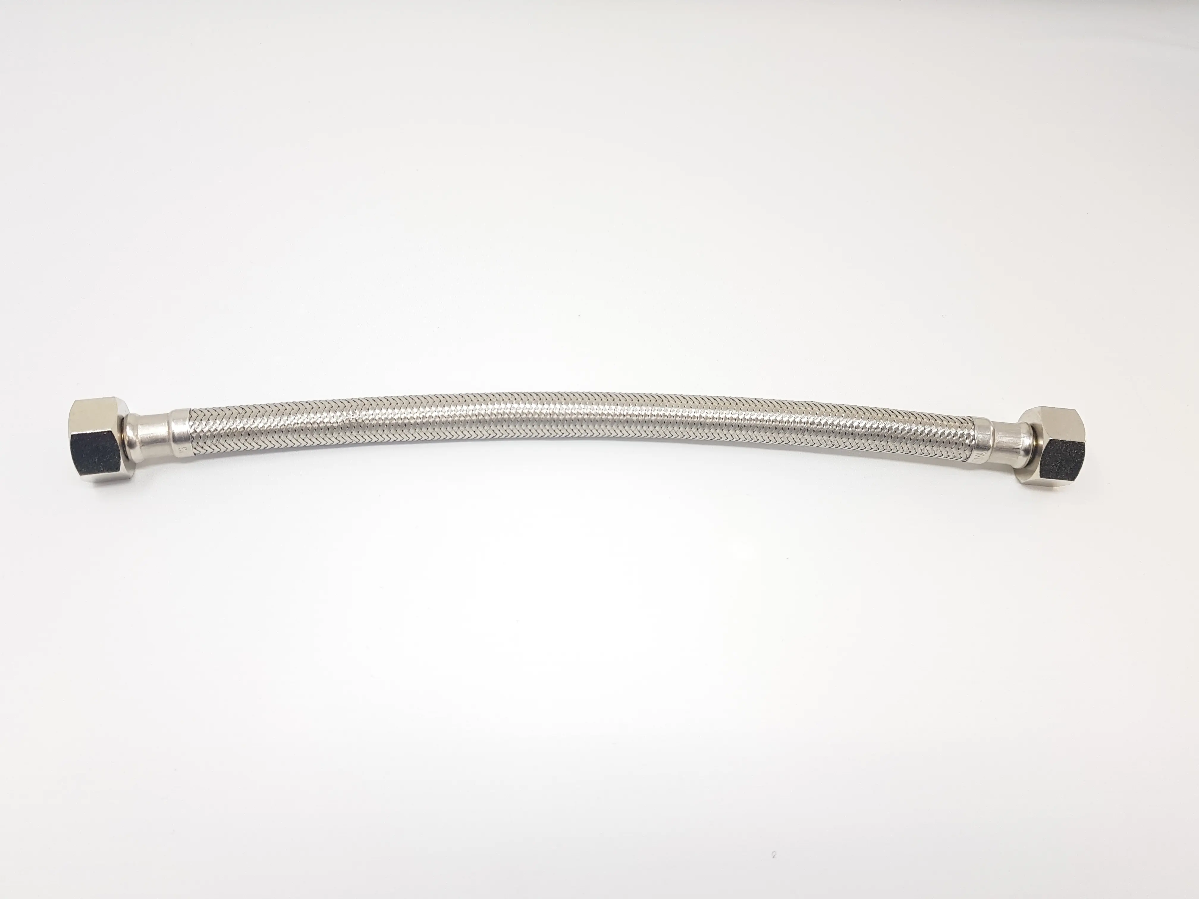 1/2" x 1/2" Flexible Pipe Fitting, Stainless Steel Mesh, Leak Proof, Long Lasting (300mm)