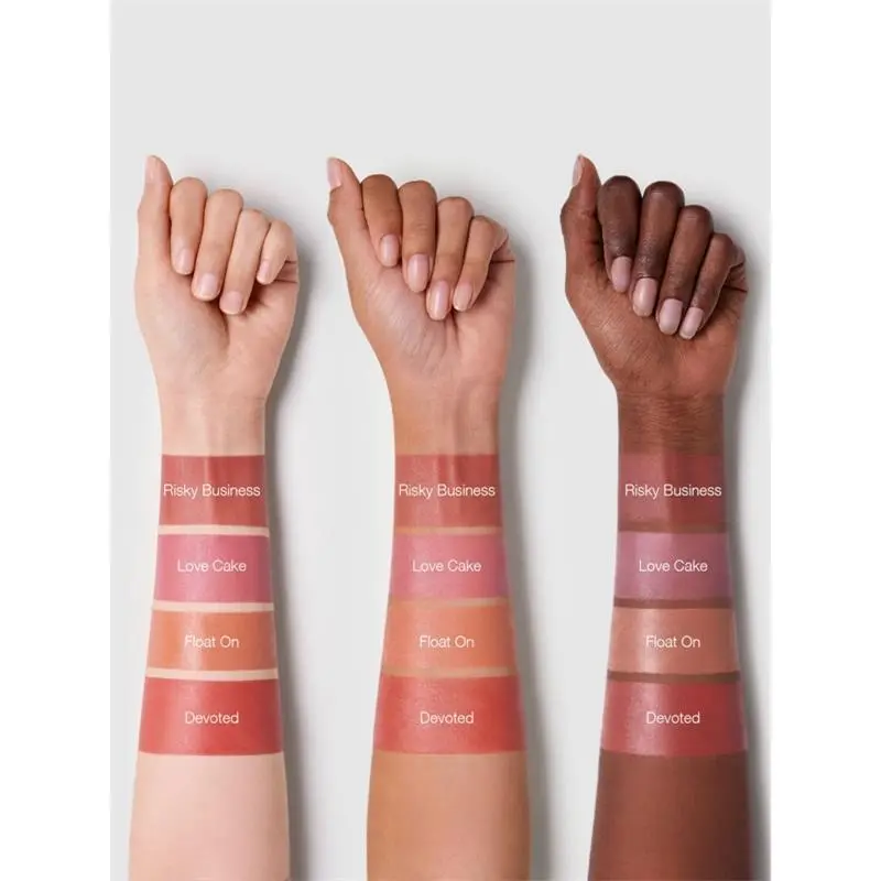 SHEGLAM Color Bloom Dayglow Liquid Blush Shimmer Finish-Love Cake Glowing Gel Cream Blush Long Lasting Non-Fading Highly Pigmented Lightweight Long Wear Smooth Blusher Winter Pink Gifts Blush Day Decor Love Gift Winter Makeup Party Fashion Girl Cosmetic 3