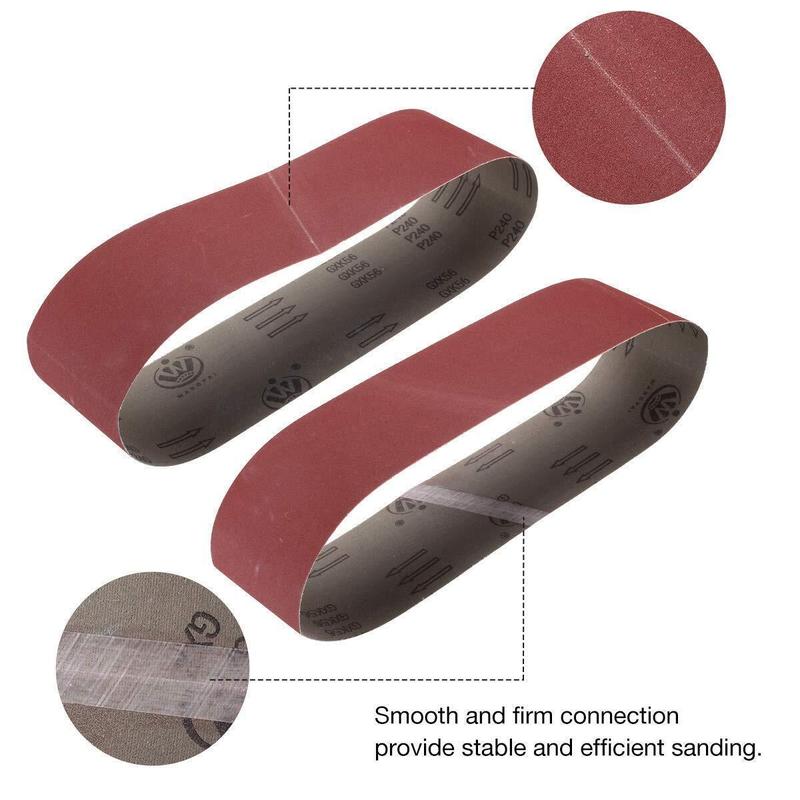 Product Introduction of 10Pack Sanding Belts 915X100mm Mixed Grade 60/80/120/150/240 Bosch Makita Sander 22