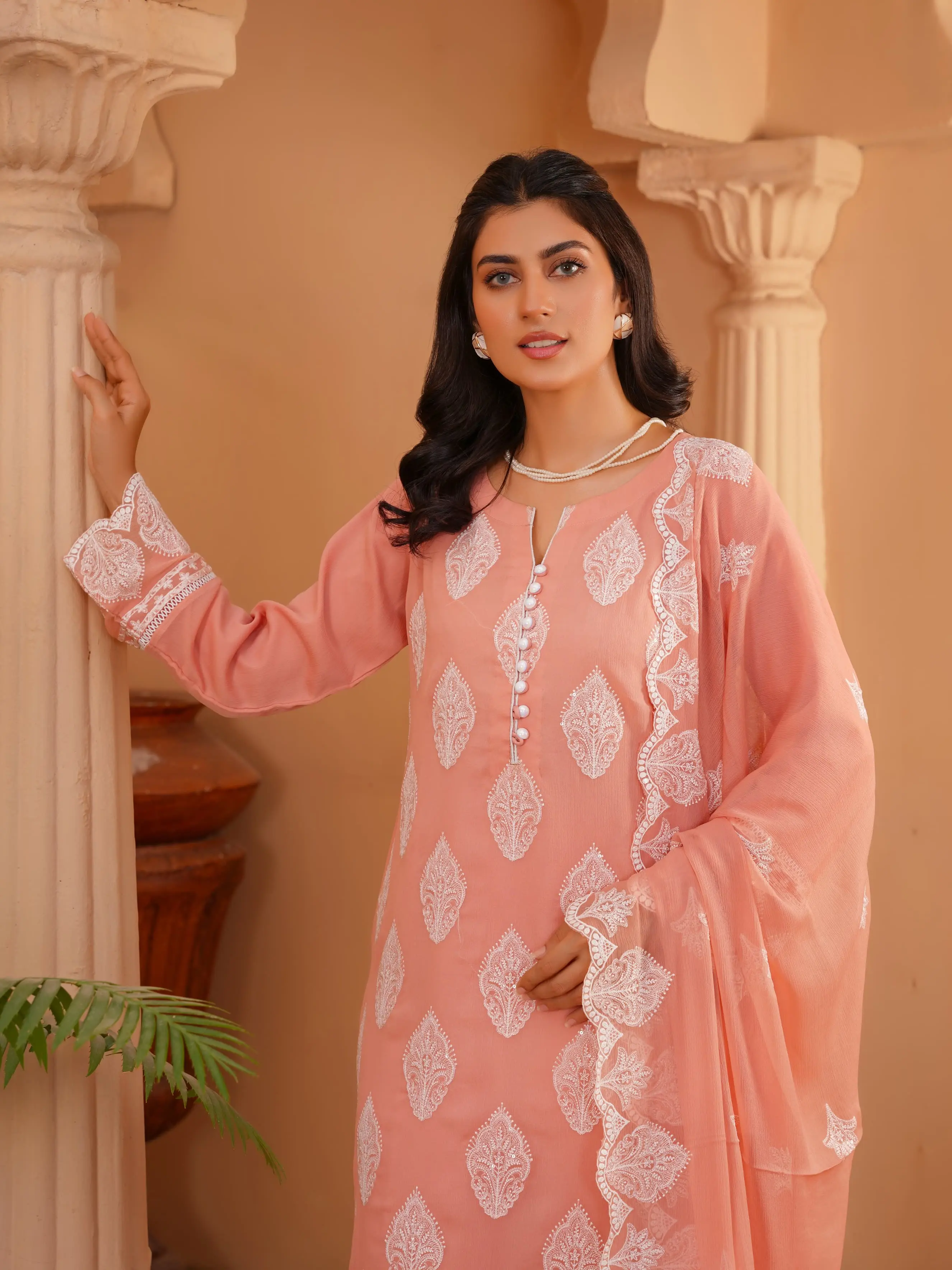 New Chiffon Suit