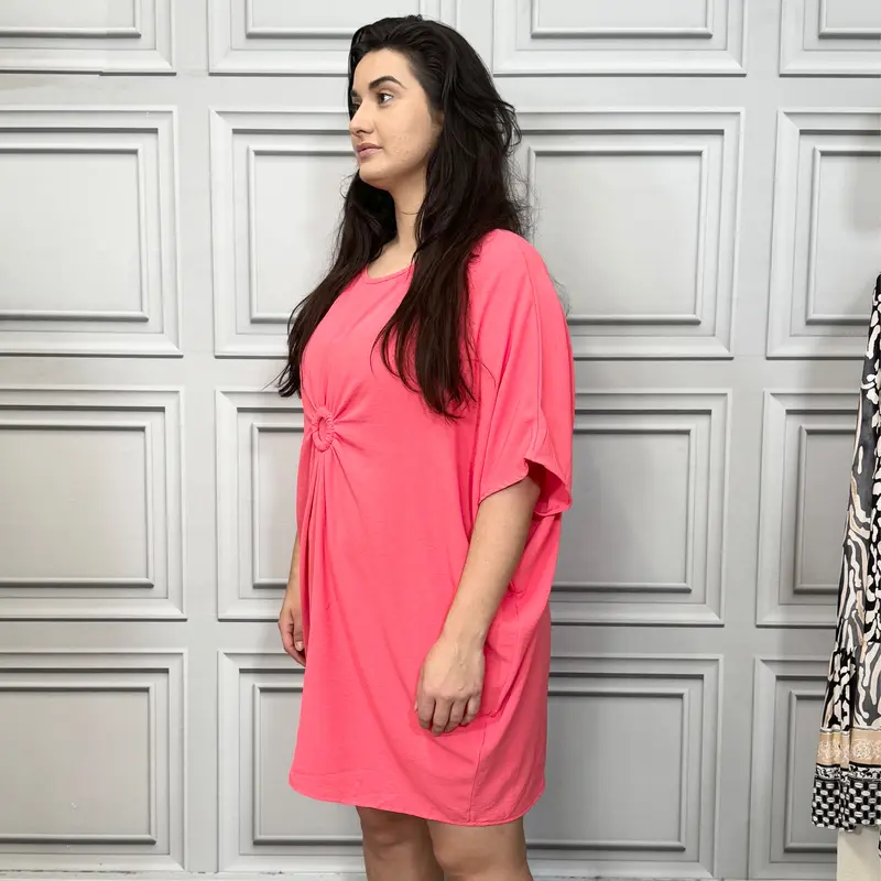 [Silu Boutique] Crinkle Ring Front Summer Dress , Fits up to UK30, Summer Dresses, Summer Wear, Women's Summer Fashion 1