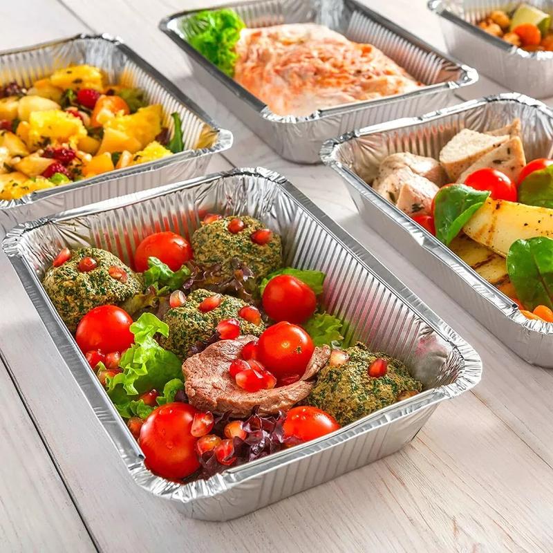 7 x Four Seasons Disposable Aluminium Foil Roasting Trays for Baking Cooking Oven Dish - Kitchen Utensils 2
