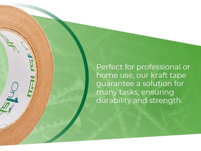 On1shelf Biodegradable Kraft Carton Sealing Tape 24mm-50m Long, 100% Recyclable & Sustainable Packing Solution 7