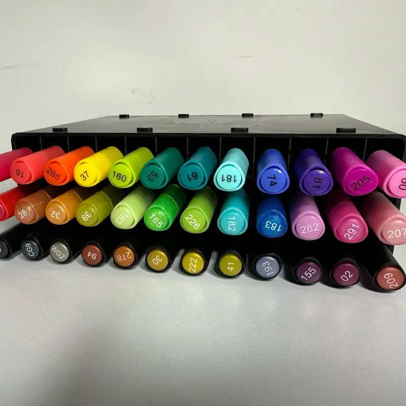 36 PK of Mixed Twinmarkers (Alcohol, Glitter, Metallic) 1