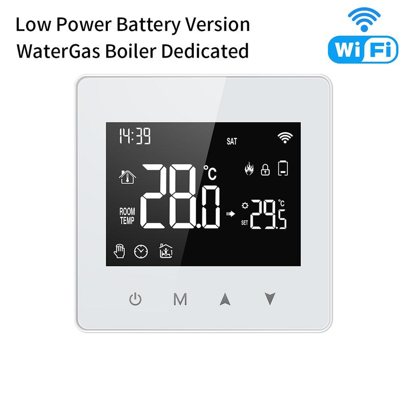 AVATTO Tuya WiFi/ZigBee Smart Thermostat,Low Power Battery Water Gas Boiler Temperature Controller For Alexa Google Home Alice 6