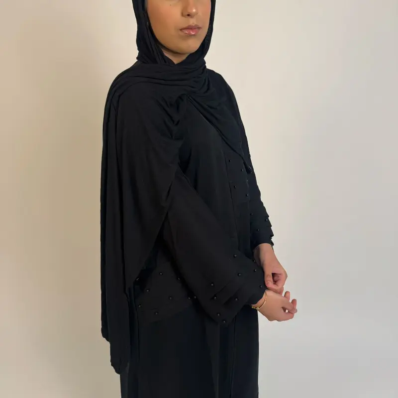 Black Pearl Casual Closed Abaya 3