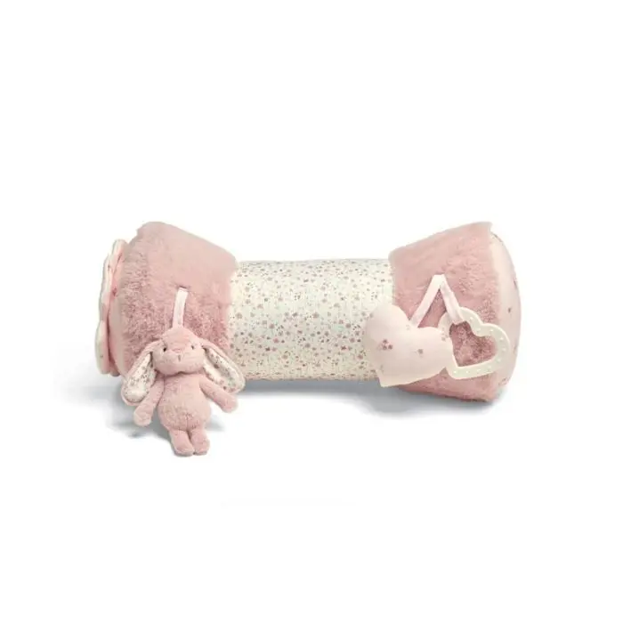 Welcome to the World Elephant Tummy Time Roll - Pink