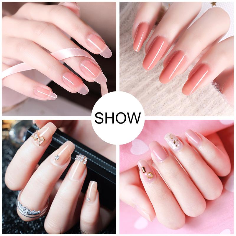 Poly Gel Nail Kit with U V Light Starter Kit, 9 Pcs Builder Gel Nail Extension Kit for Beginners with Everything Nail Art DIY (Nail art requires UV lamp reinforcement) Comfort Manicure Nail Care Polish(15ML) 2