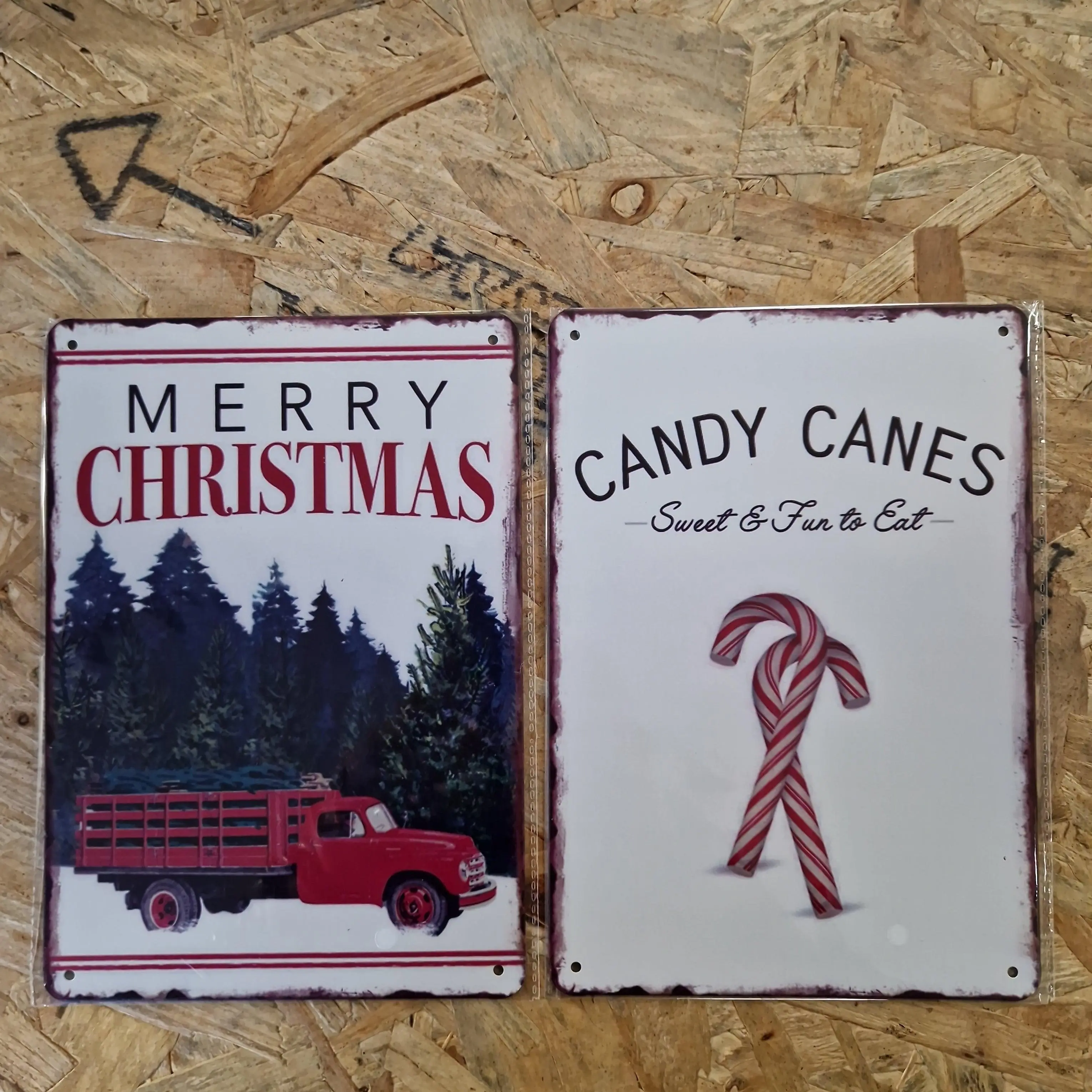 Christmas Tin Sign