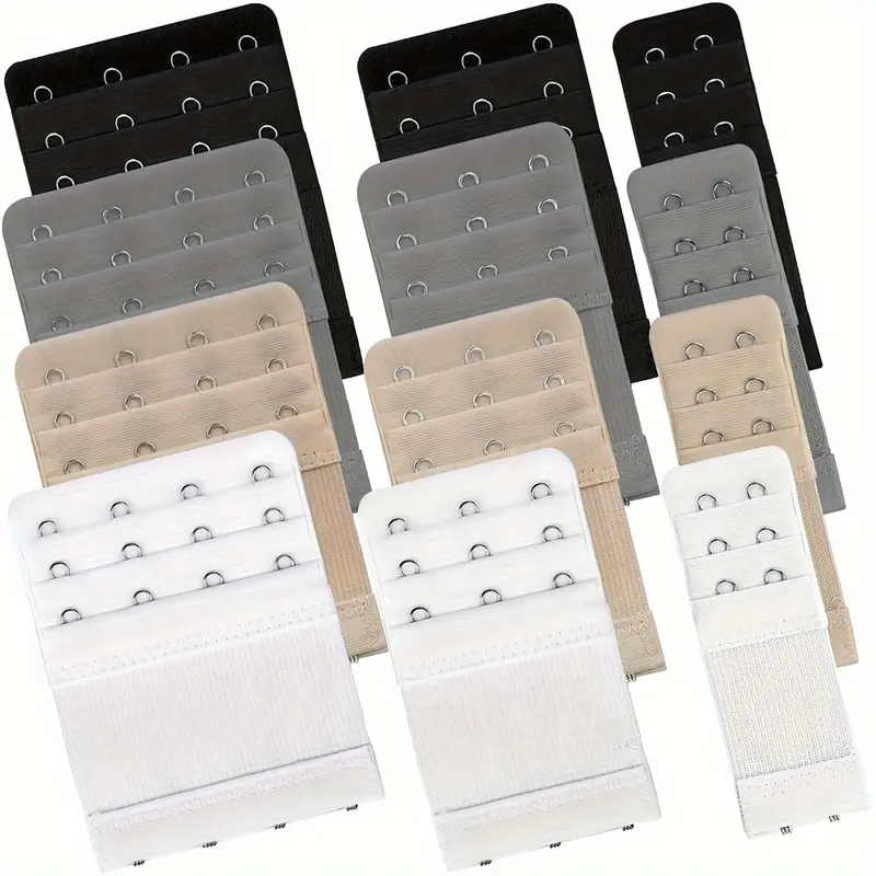 12 elastic bra buckles, underwear extension buckles, 2/ 3/ 4 hook buckles, adjustable back buckles, underwear buckle extension buckles 0