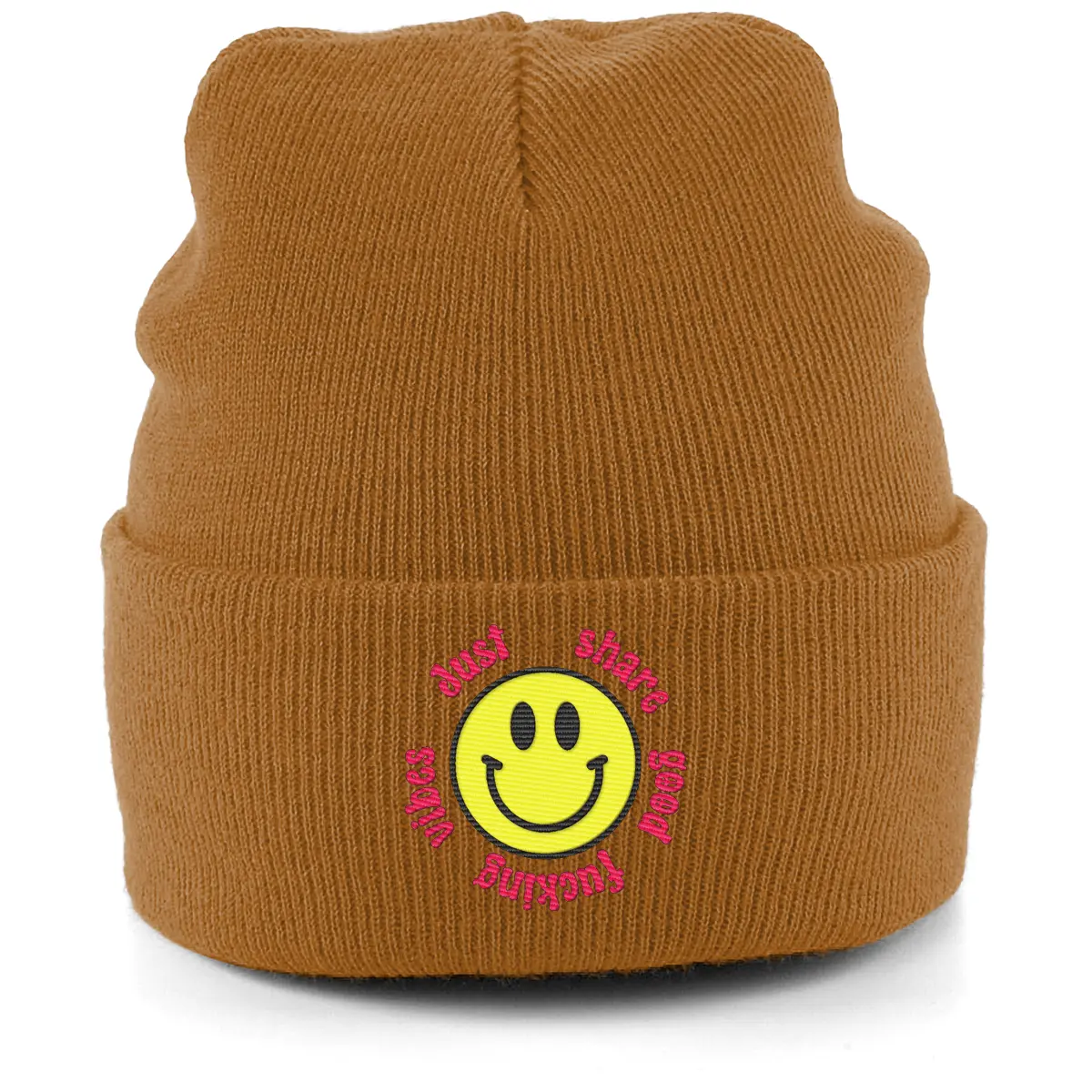 Good Vibes beanie neutrals