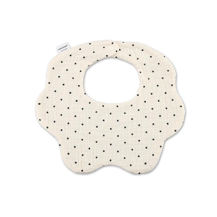 Cotton Simple Newborn Printing Drool Towel 6