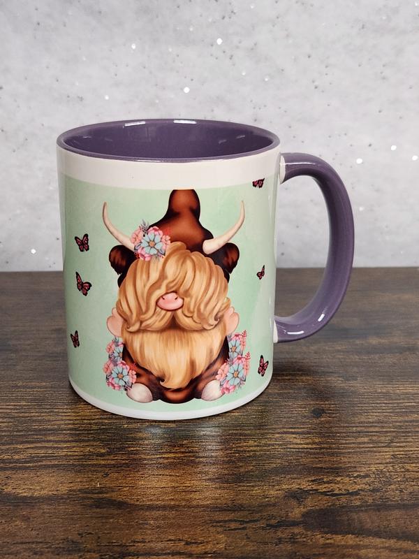 Amazing Gonk Highland Coo Festive Mug for Drinks - Cup, Drinkware Stylish Ceramic 1