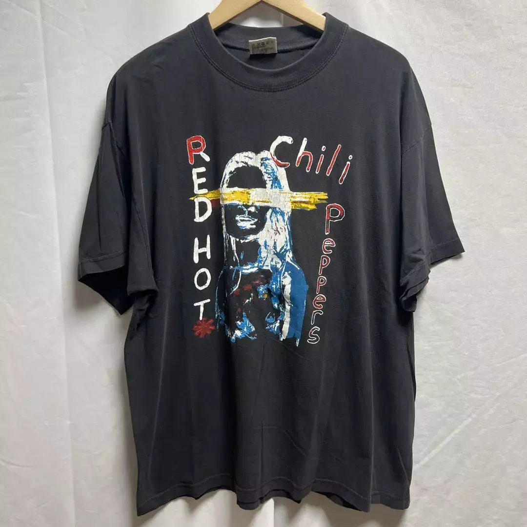 Vintage Red Hot Chili Peppers Band Cotton T-Shirt S-5XL Unisex S-5XL, Vintage Band Tee, Graphic Tee 1