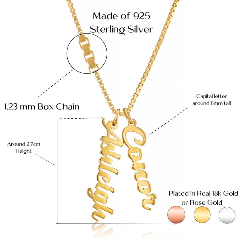 Personalised Multiple Name Necklace 3