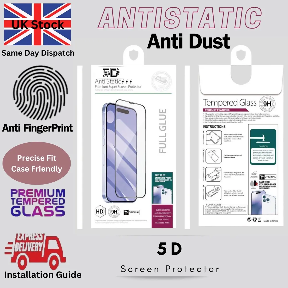 Full Cover Screen Protector For iPhone 15 Pro Max iPhone 15 Pro iPhone 15 Plus 15 14 Pro Max 14 Pro 14 Plus 14 13 Pro Max 13 Pro 13 12 Pro Max 12 Pro 12 11 XR