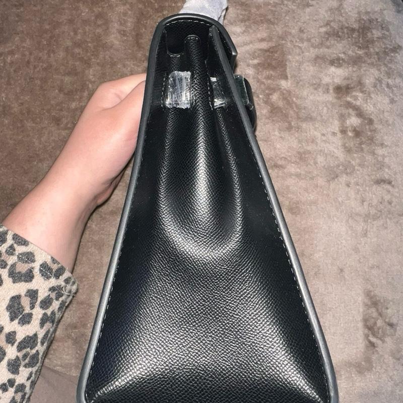 Black Leather Bag, Handbag for Women, Crossbody Bag, Women Bag, Girl Bag, Classy Bag, Elegant bag 3